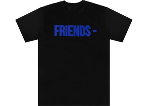 VLONE ' FRIENDS IN BLUE ' BLACK TEE