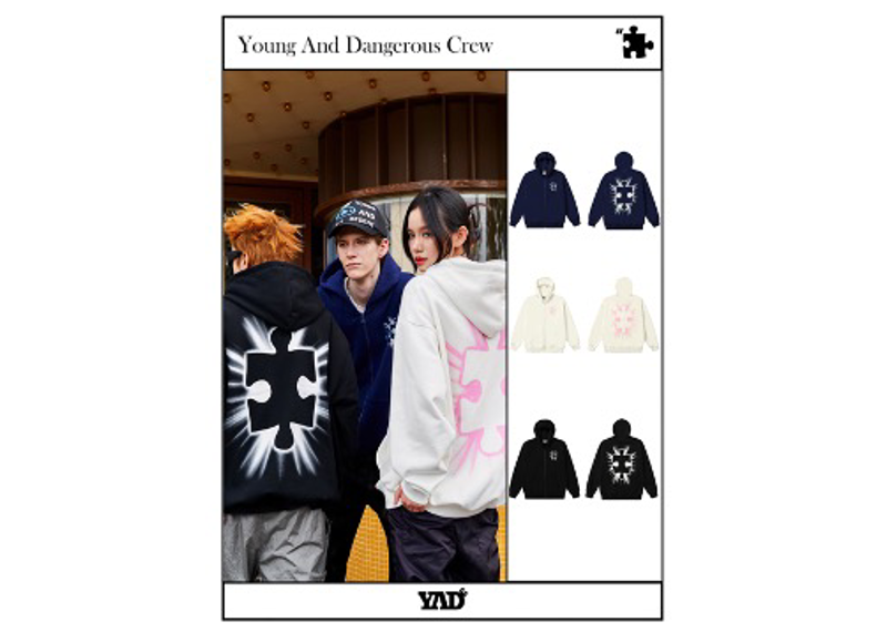 Yadc YADC PUZZLE BLACK JACKET