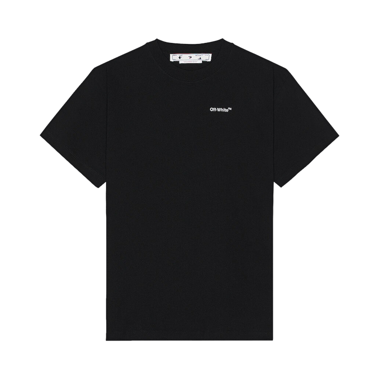 "Off-White" Outline Arrow Oversized Tee Black