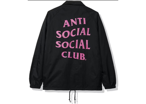 ASSC FOREVER HATED COACH JACKET BLACK