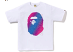 BAPE BH HALO TEE WHITE/PURP