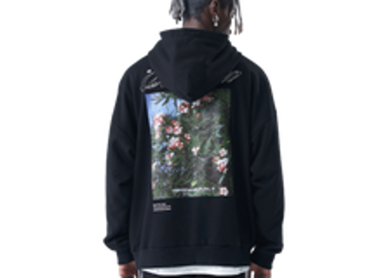 Harsh & Cruel - Photography Floral Hoodie Black