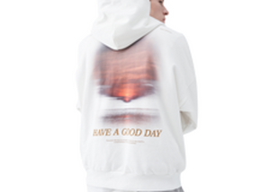 Harsh & Cruel - Sunset Landscape Photography Hoodie White