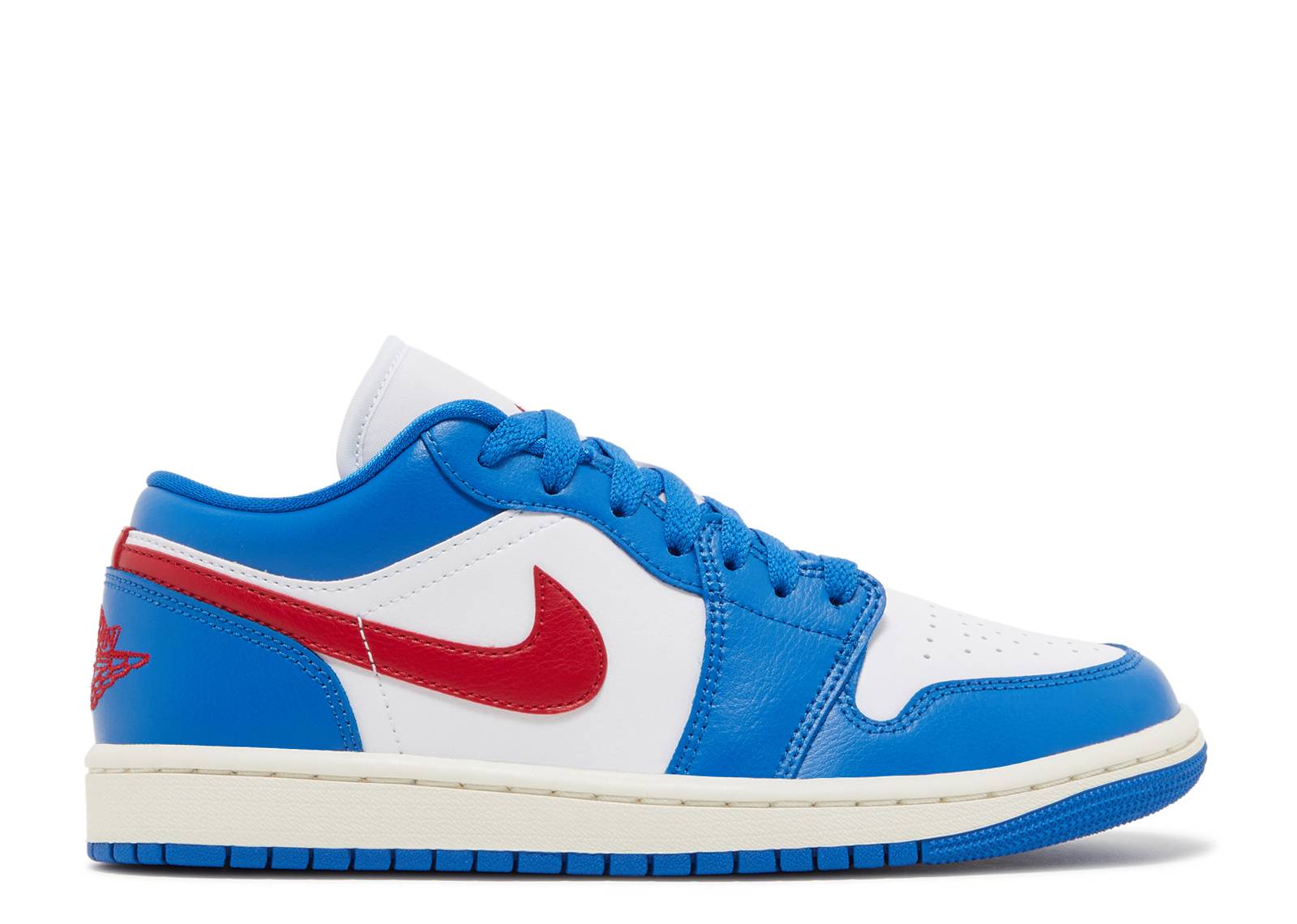 Wmns Air Jordan 1 Low 'Sport Blue Gym Red'