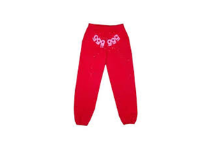 SP5DER 555 Sweatpants Red/Pink