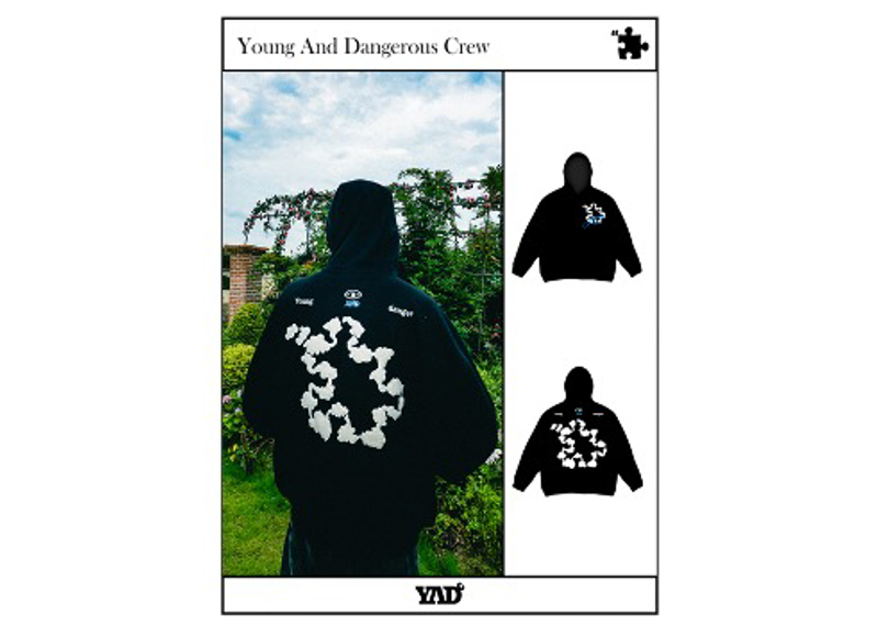 YADC CLOUD PUZZLE HOODIE 