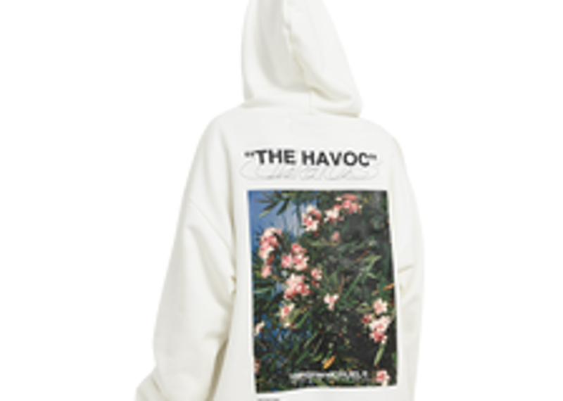 Harsh & Cruel - Photography Floral Hoodie White