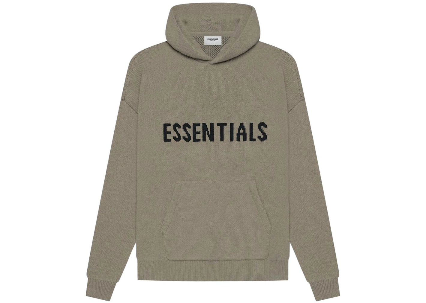 Fear of God Essentials Knit Pullover Hoodie (SS21) Taupe