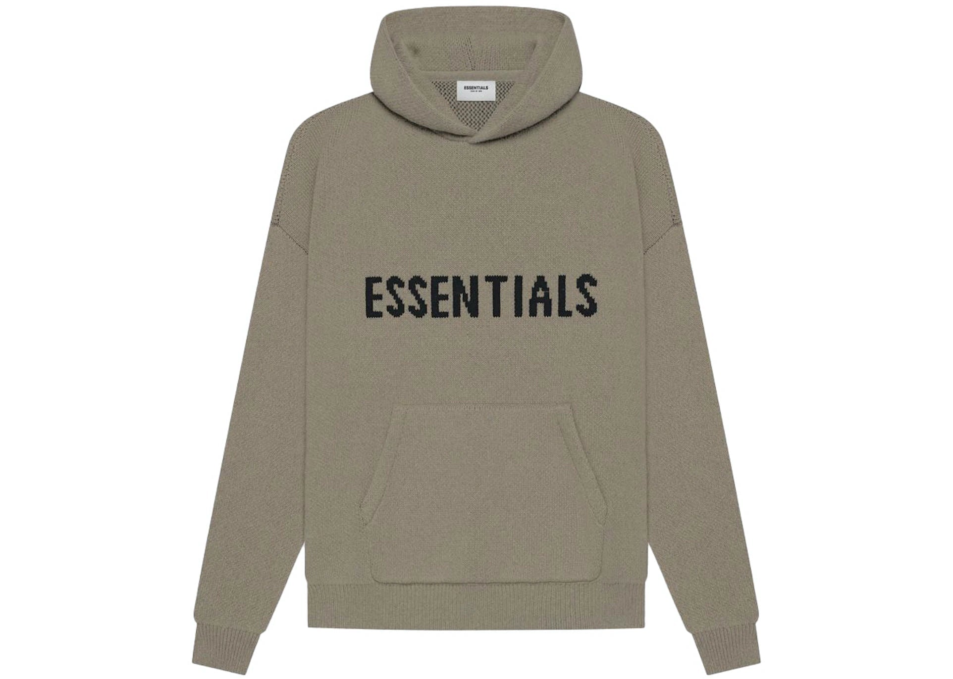 Fear of God Essentials Knit Pullover Hoodie (SS21) Taupe