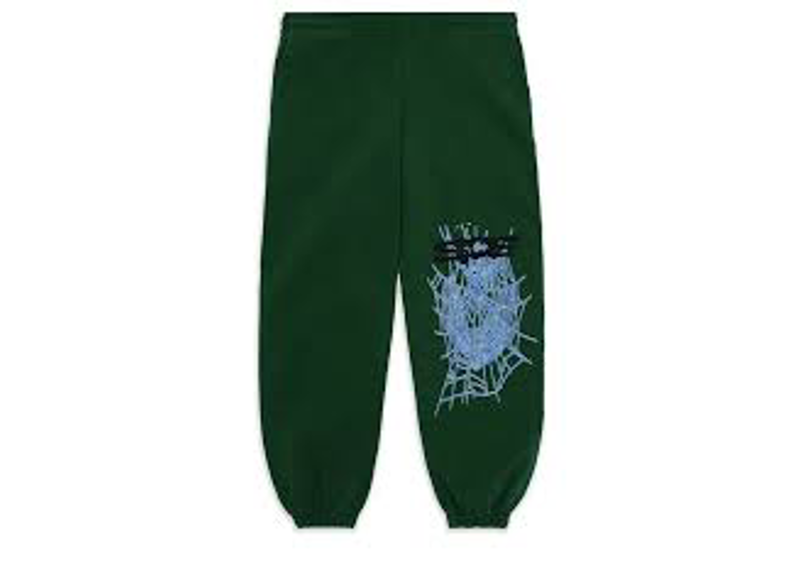 SP5DER Web Sweatpants Forest Green