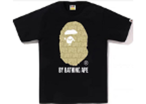 BAPE BH AO TEE BLACK/GLD