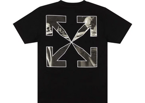 "Off-White" Caravaggio Arrow Tee Black