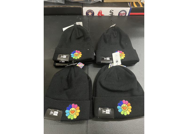 MURAKAMI X NEW ERA BEANIES BLACK