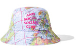 Anti Social Social Club Current Location Bucket Cap Multi