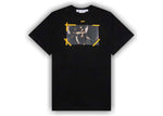 "Off-White" Caravaggio Yellow Arrow Mercy Skate Tee Black