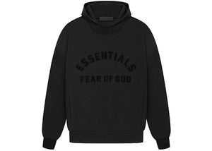 Fear of God Essentials Arch Logo Full Neck Hoodie Jet Black