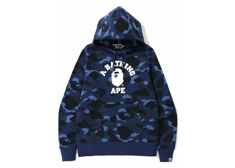 Bape SH Camo Blue Hoodie