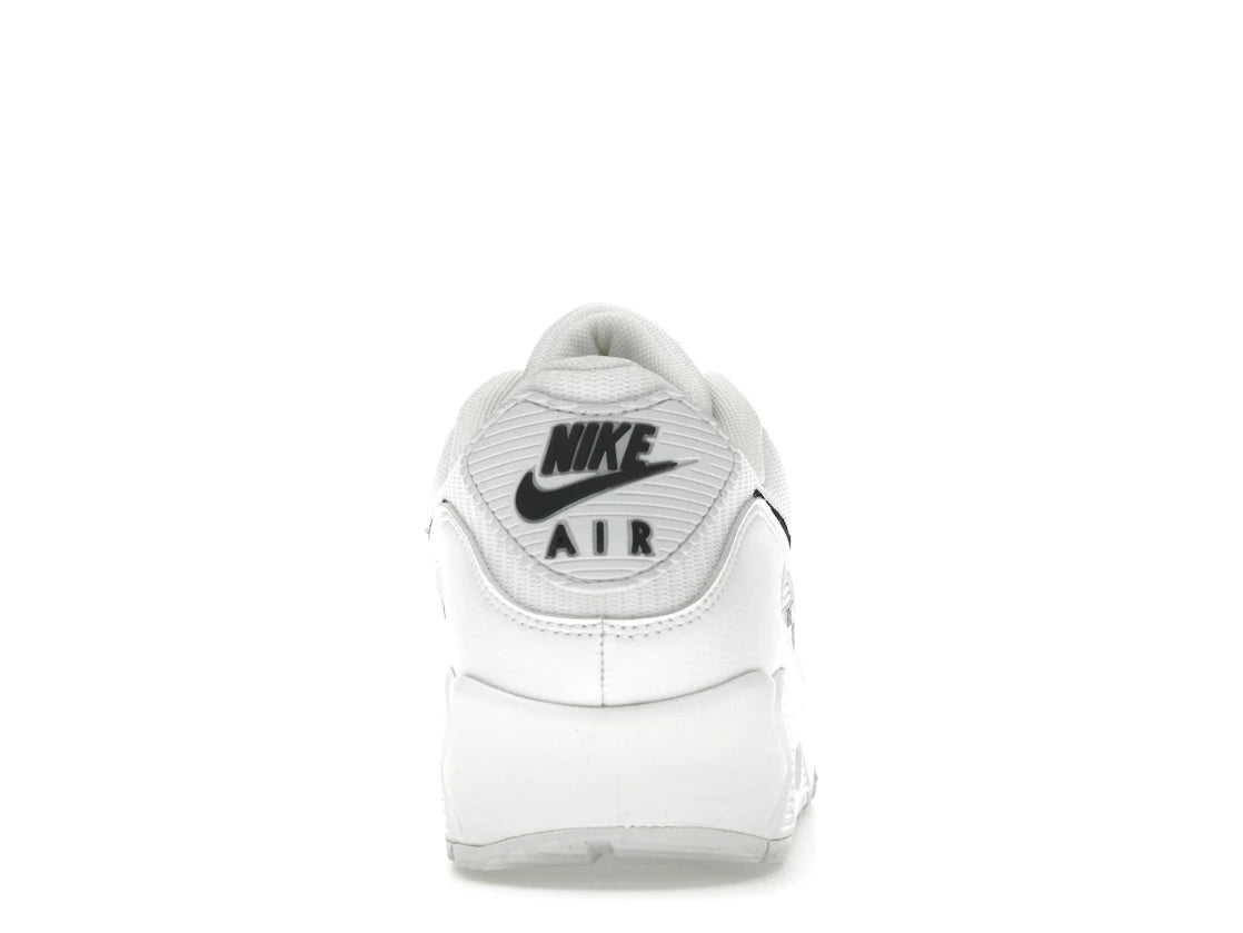 Nike Air Max 90 White Black Outlined Swoosh