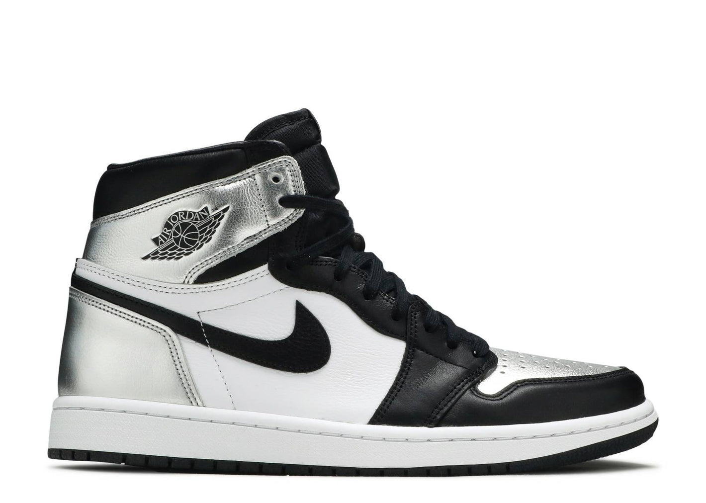 Wmns Air Jordan 1 Retro High OG 'Silver Toe'