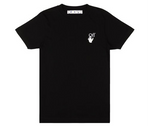 Off White Spray Marker Slim Black White Tee