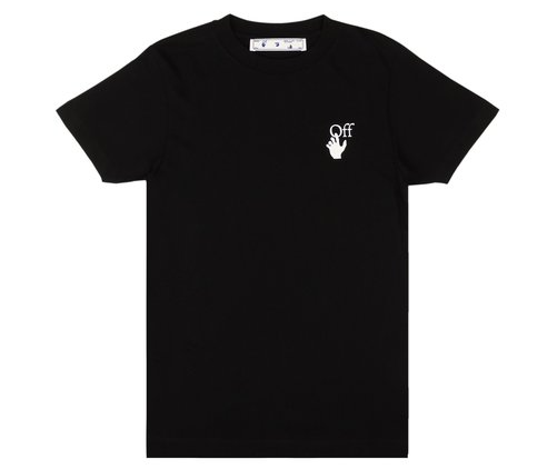 Off White Spray Marker Slim Black White Tee