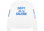 Gallery Dept. French Collector L/S Tee White Blue