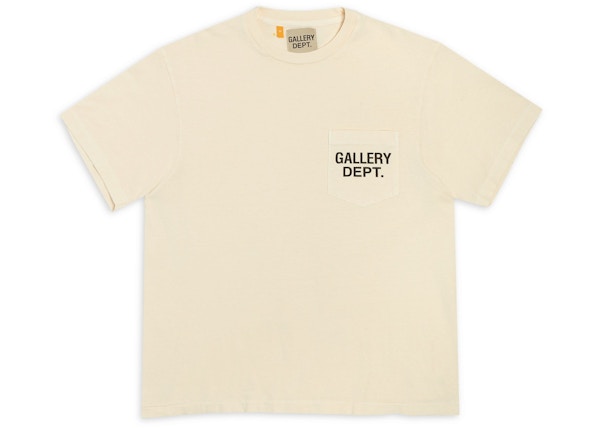 Gallery Dept. Logo Pocket Cream/Black Tee