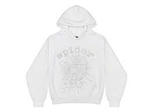 SP5DER Rhinestone Hoodie White