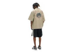 Harsh & Cruel - Dreadlocks Kid Cuban Shirt BROWN