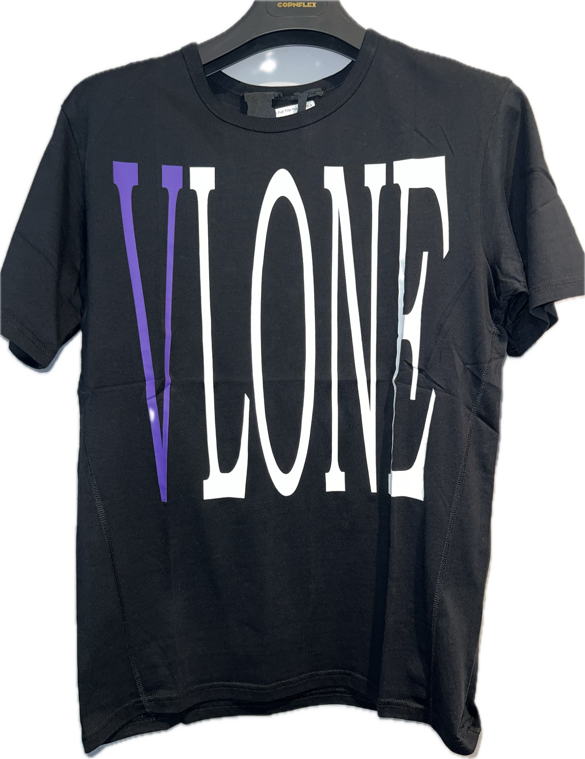 Vlone Full Title Purple/Black Tee