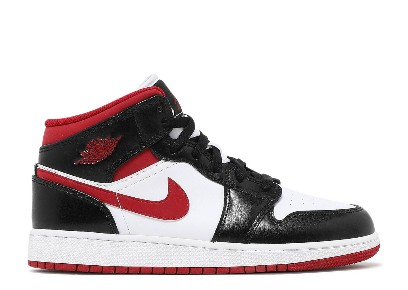 Air Jordan 1 Mid GS 'Black Gym Red'