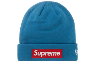 Supreme New Era Beanie Blue