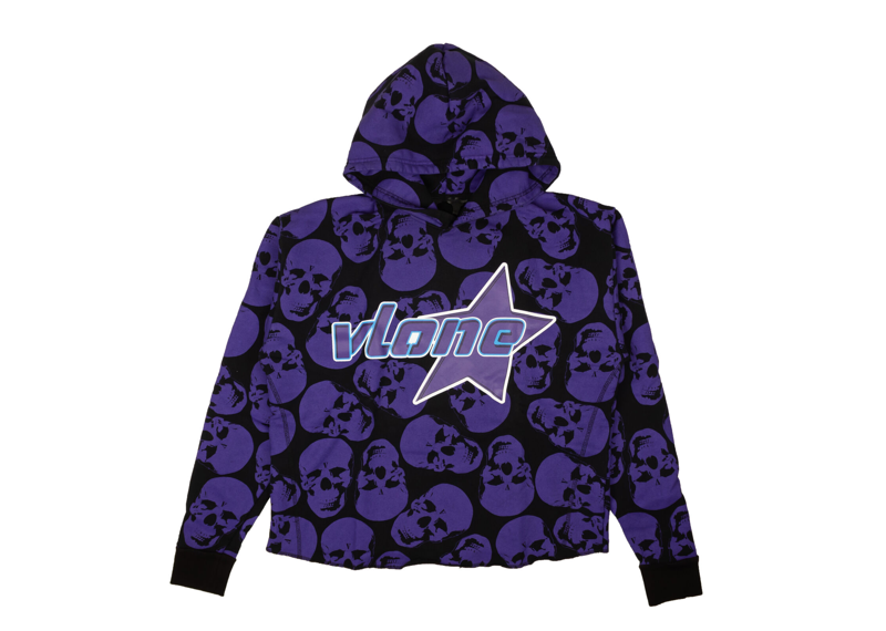 VLONE PURPLE SKULL HOODIE 