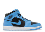 Air Jordan 1 Mid 'University Blue Black'