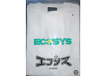 ECOSYS WHITE TEE - GREEN LOGO