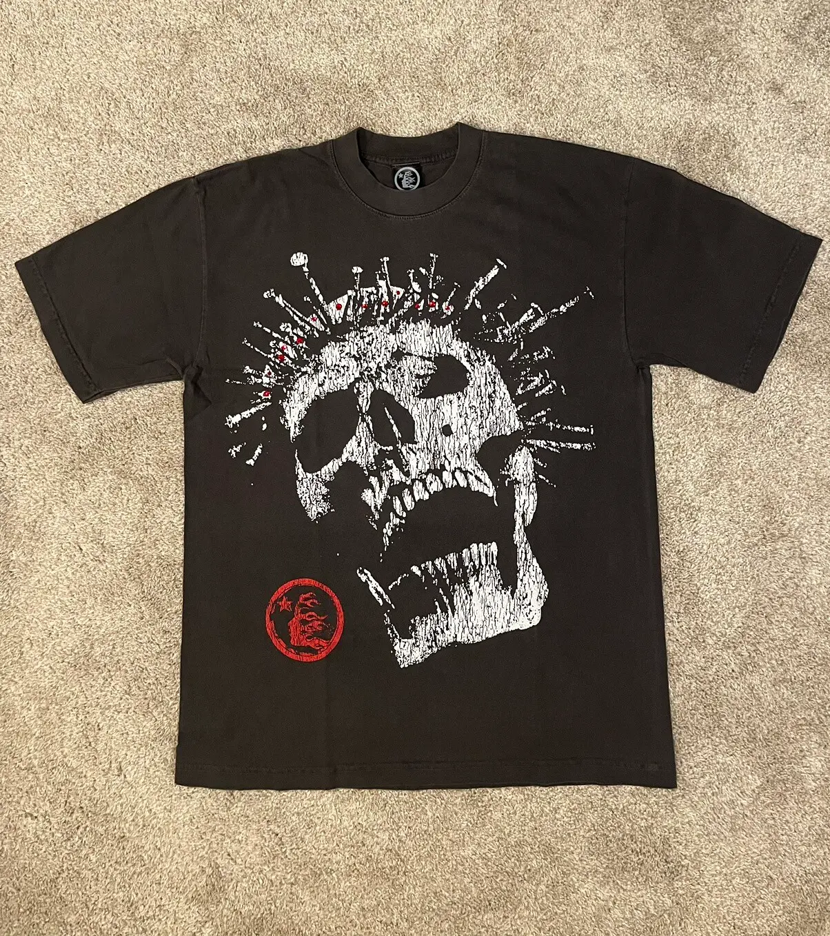 Hellstar Crowned Skull Dark Grey T-Shirt