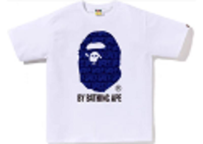 Bape BH Tee white/blue