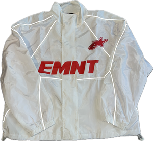 EMINENT WHITE NYLON SWEATSUIT TOP