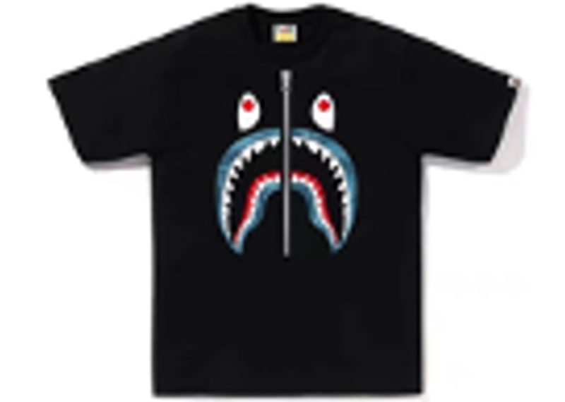 BAPE BIG SHARK TEE BLACK/GRN