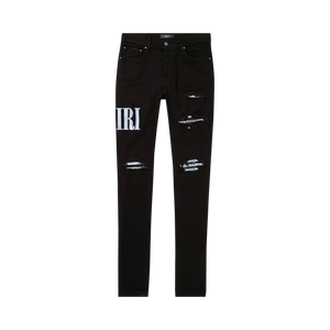 Amiri Tie Dye Core Logo Jean 'Black'