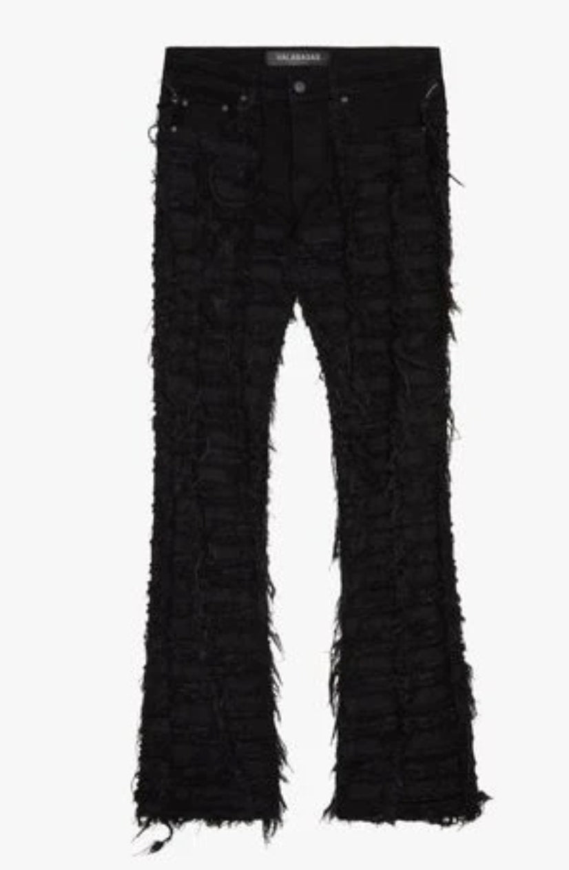 Stacked Jeans Black