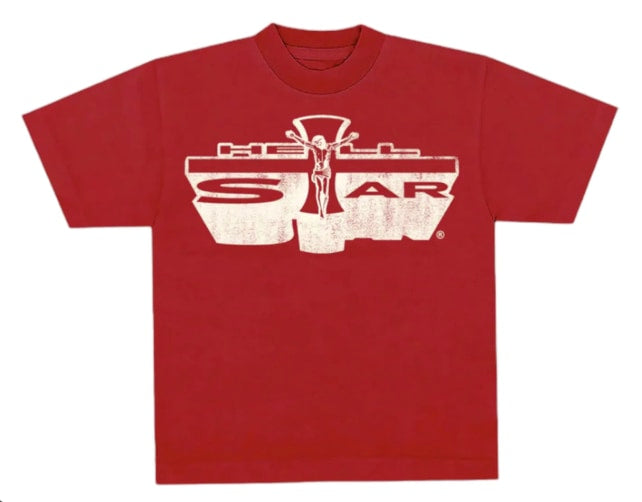 Hellstar Jesus T-Shirt Red