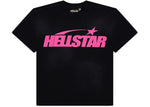 Hellstar Classic Gel Print Tee Black/Pink