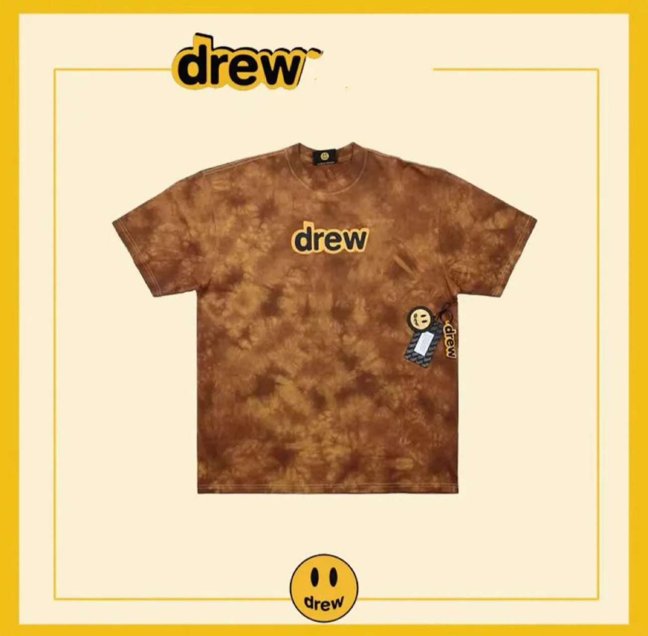 Drew House - Tie Dye Brown 'Drew' Tee