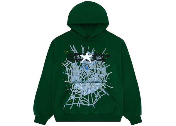 Sp5der Web Hoodie Hunter Green