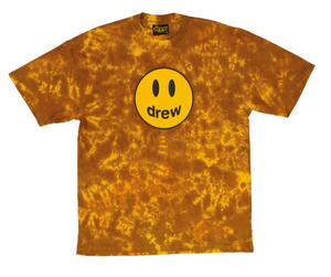 Drew House - Tie Dye Brown Smile Logo Tee