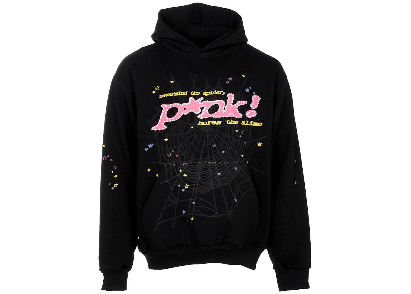 SP5DER P*nk Hoodie Black