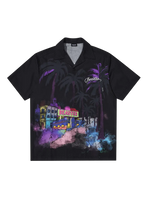 Psylos - Beaster ' American Hawaii ' Black Shirt