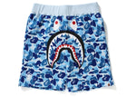 BAPE Light Blue Camo Shorts