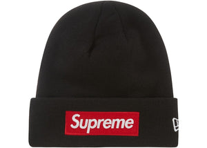 Supreme New Era Beanie Red/Black